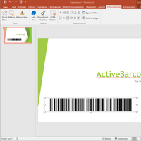 PowerPoint<br>Objeto de código de barras